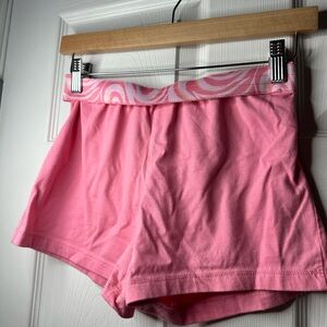 Pink Lounge Shorts / Kids Large